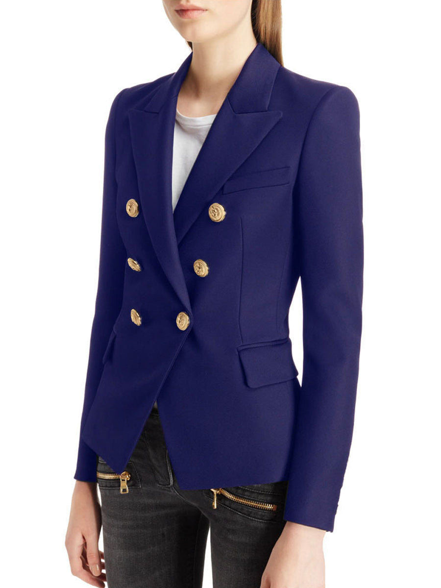 Blazers - Stylish And Versatile Double Breasted Blazer - MsDressly