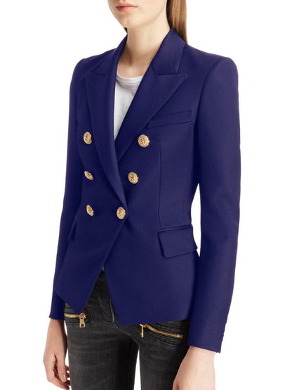 Blazers - Stylish And Versatile Double Breasted Blazer - MsDressly
