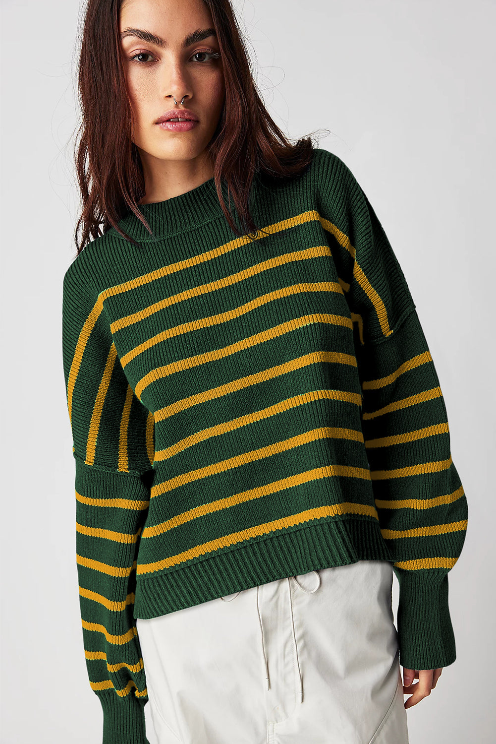 stripe sweater