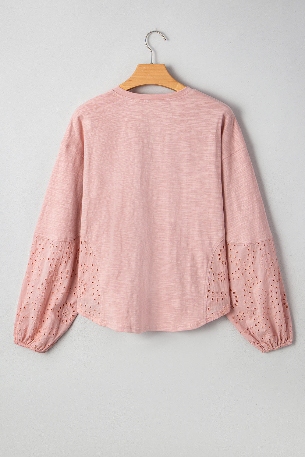 light pink blouse