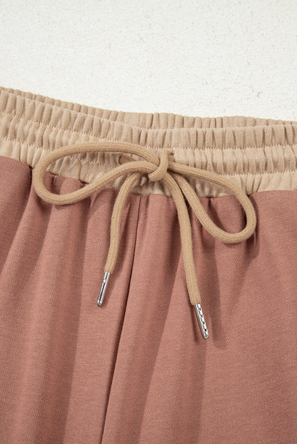 color block pant set