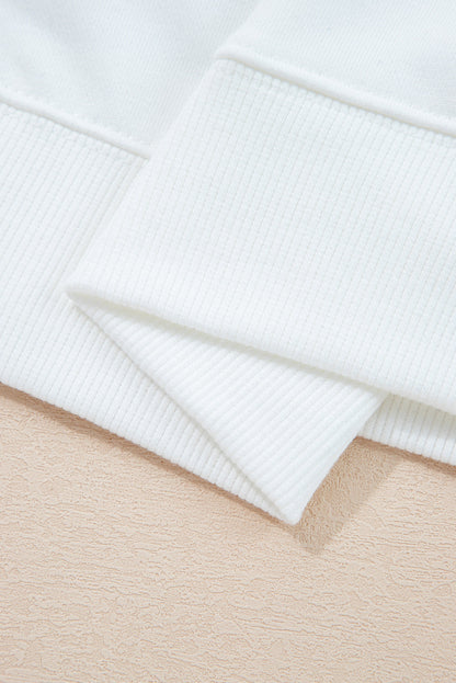 varsity striped sweatshirt