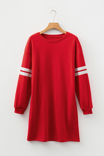 varsity sweatshirt dress