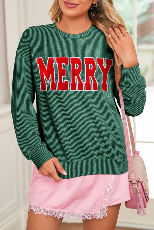 christmas graphic pullover
