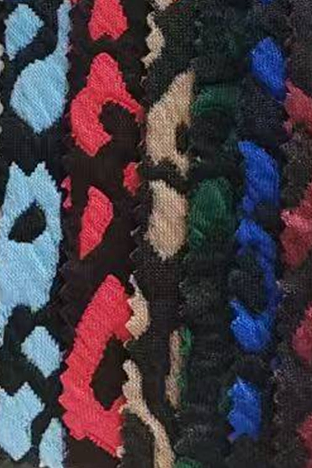 Black Leopard Print Bubble Sleeve Shift Mini Dress