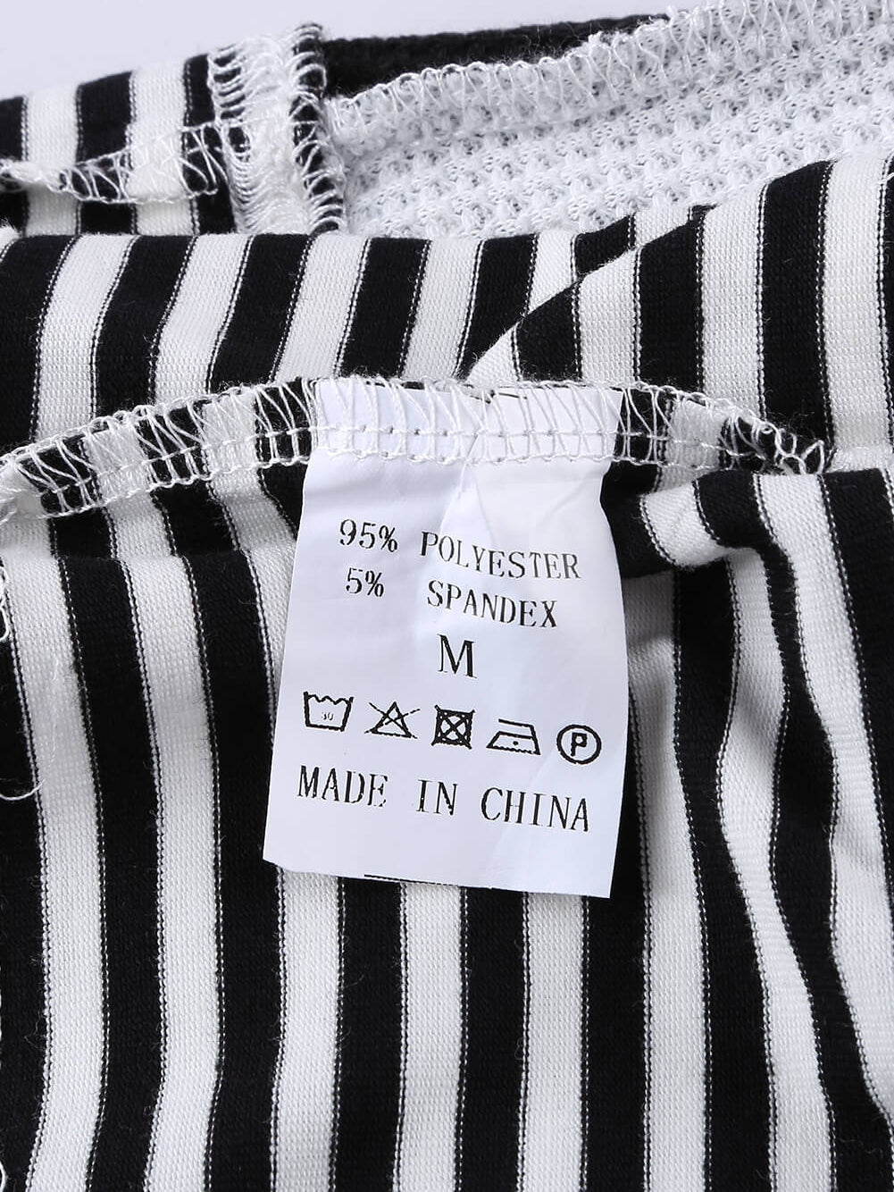 Fashionable Striped Colorblock Top with Long Sleeves