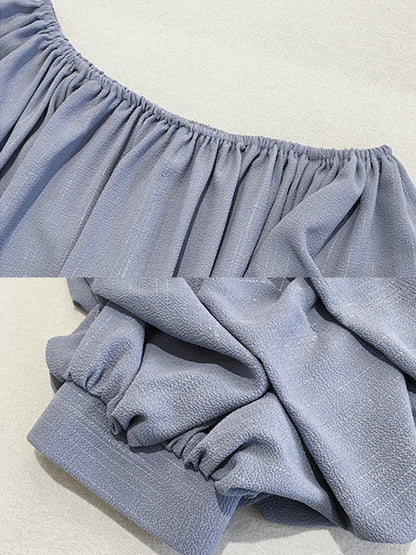 Blouses - Stylish Comfortable Off Shoulder Long Sleeve Blouse - MsDressly