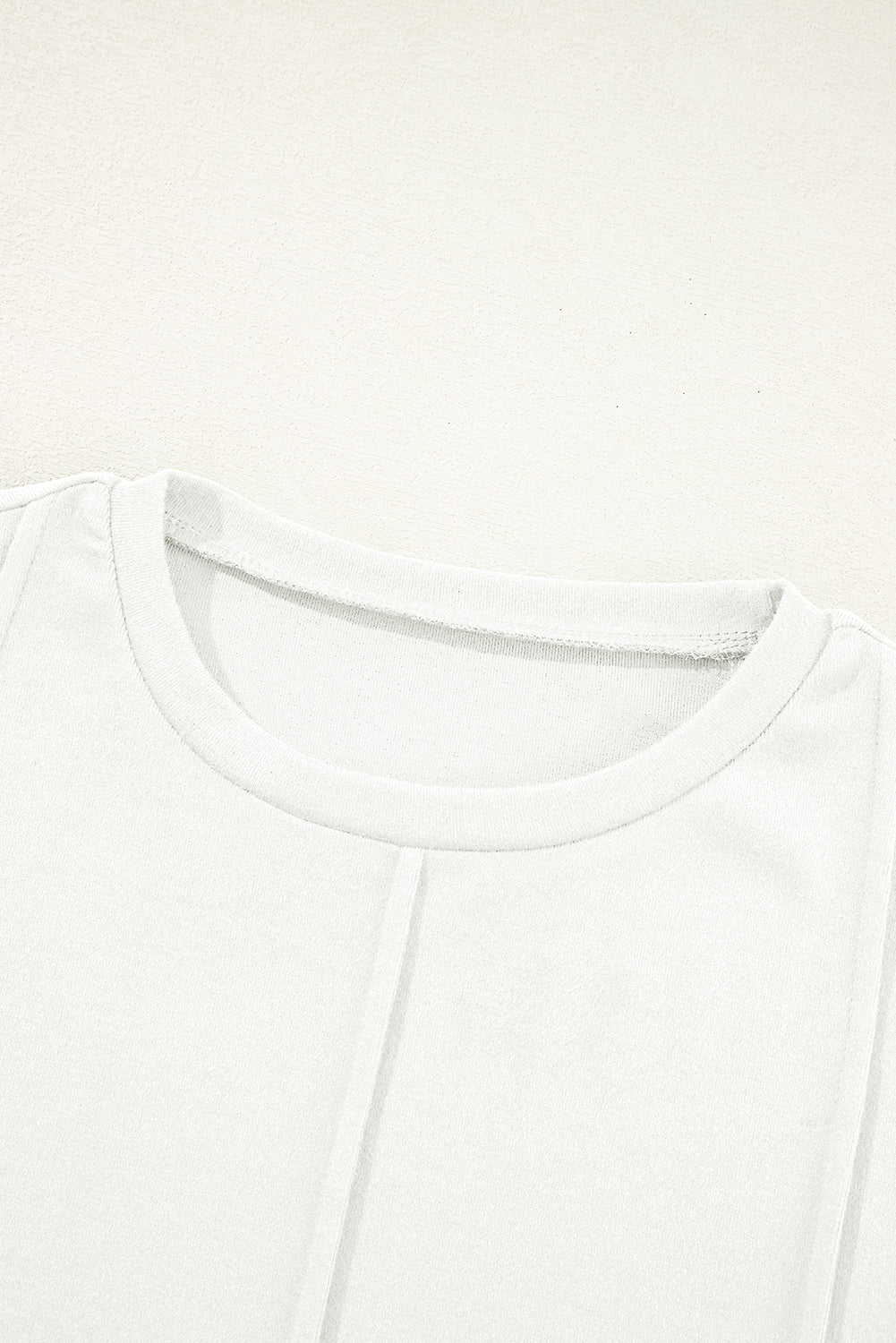 exposed seam top