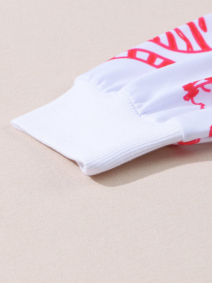 Fierce Pink Leopard Print Sweater