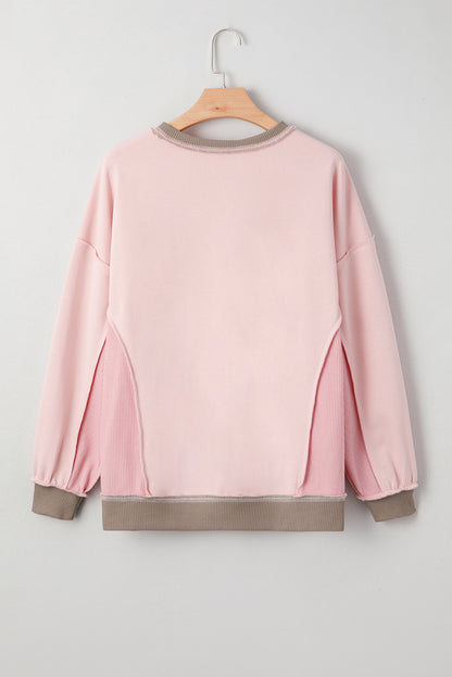color block sweatshirt
