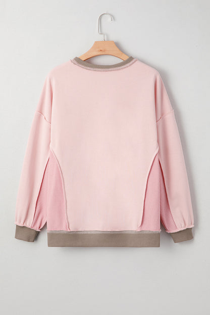 color block sweatshirt