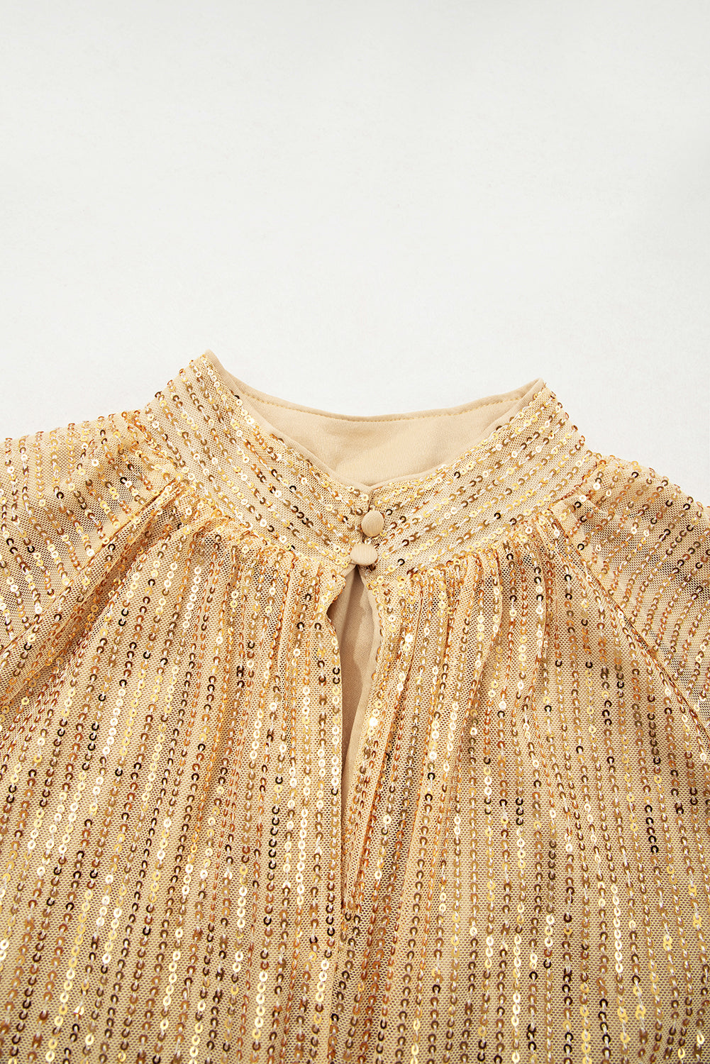 gold metallic blouse
