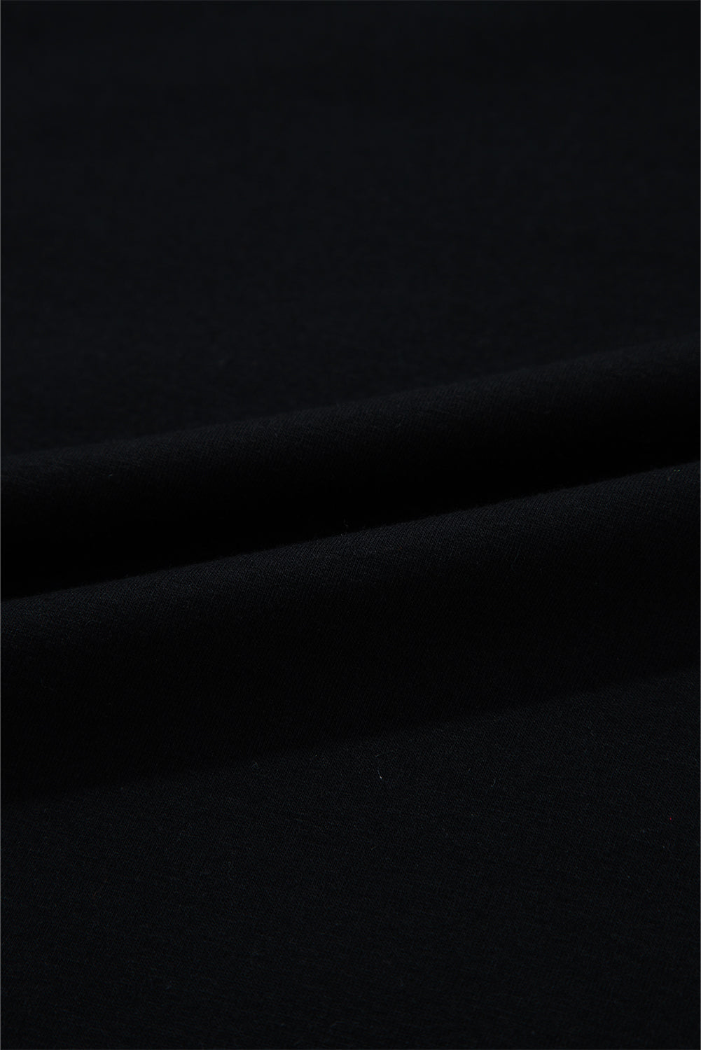 Black Tulle Ruffle Sleeve Blouse