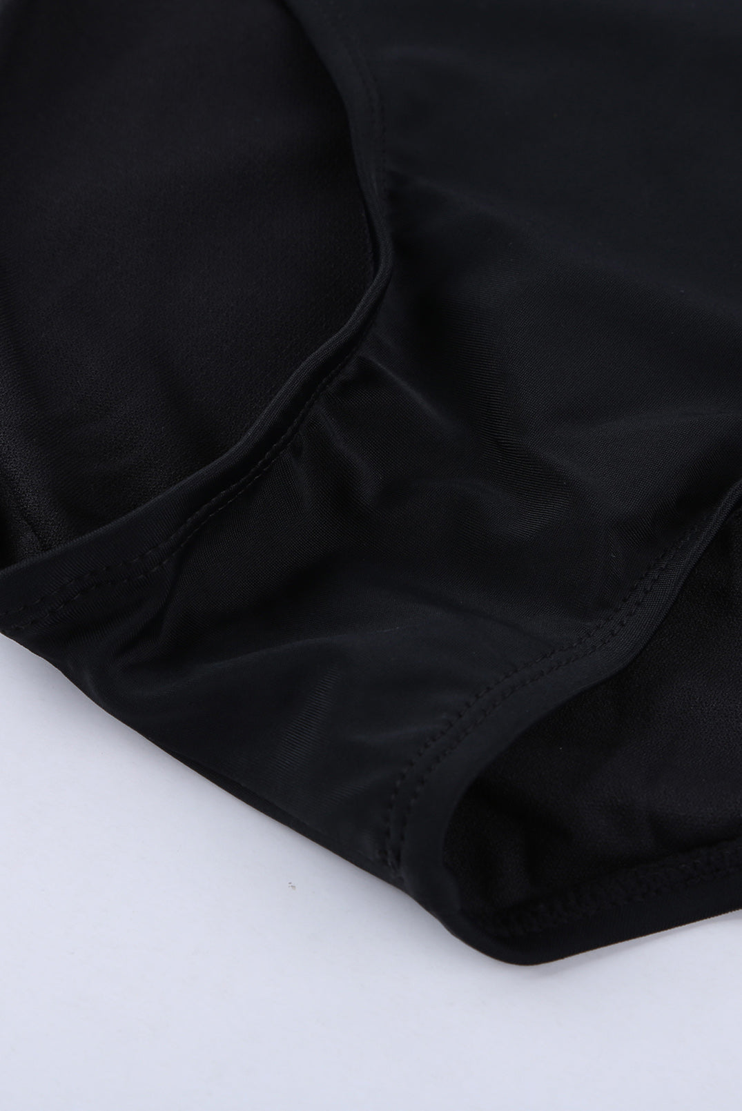 Flaming Red Blossom Striped Patchwork Rashguard One-piece Swimwear