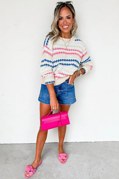stripe sweater