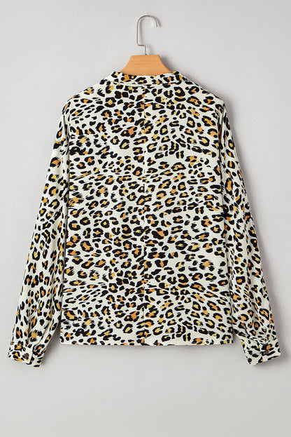 leopard blouse
