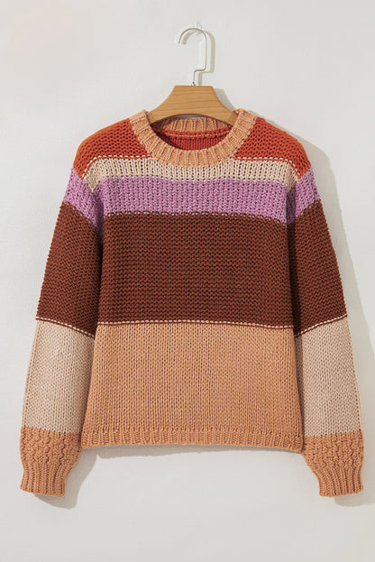 colorblock sweater