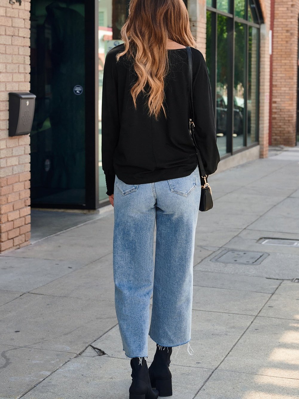 Everyday Women's Solid T-Shirt with Long Sleeves