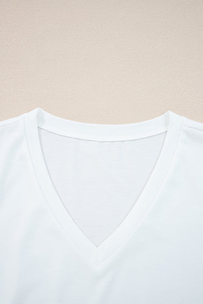 white long sleeve top