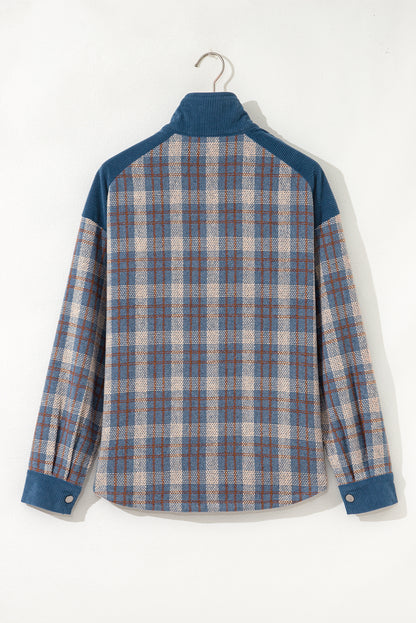 plaid corduroy jacket