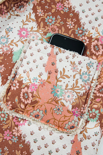 vintage floral jacket