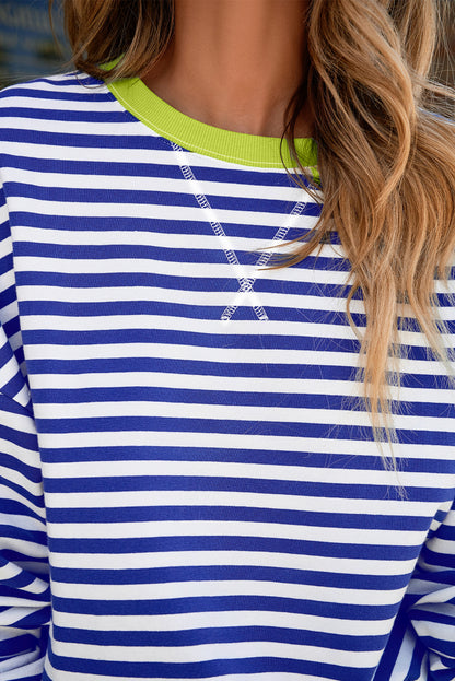 striped sweatshirt