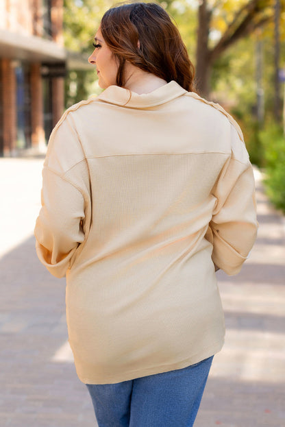 plus size henley top