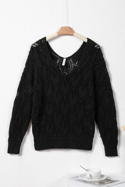 hollow out sweater