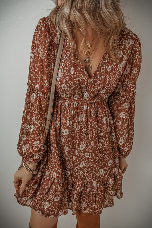 boho floral dress