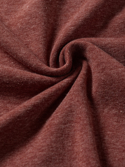 Gold Flame Square Neck Plus Size Knit Top