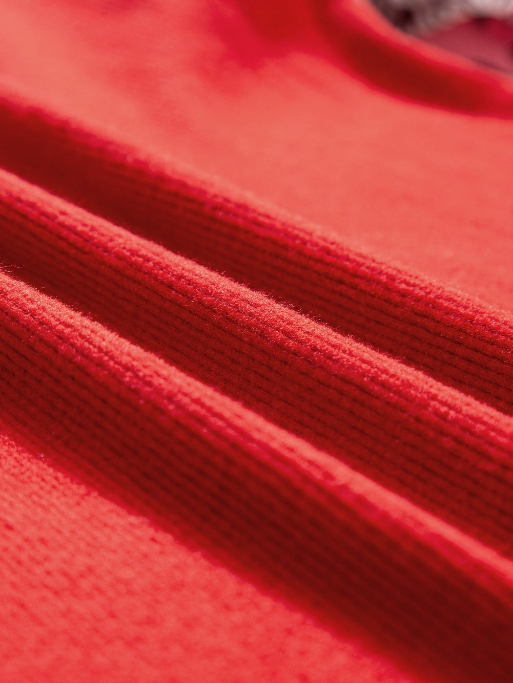 Festive Red Animal Print Lantern Sleeve Patchwork Top