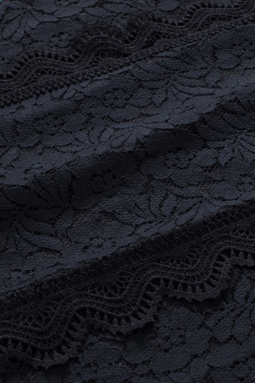 Elegant Black Lace Sleeveless V-Neck Top