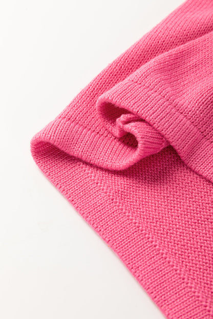 pink sweater tank top
