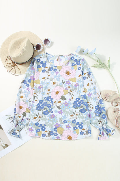 lantern long sleeve blouse