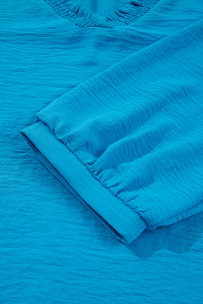 crinkle blouse womens