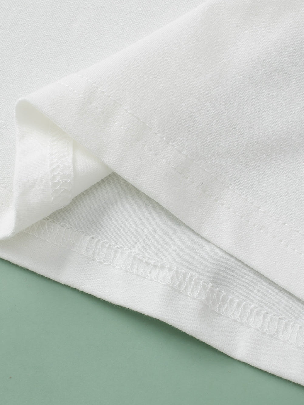 Ivory V-neck Embroidered Patchwork Puff Sleeve Top