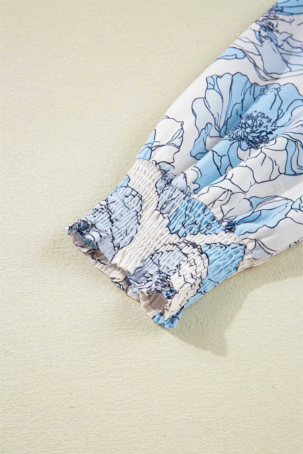 floral print long sleeve blouse