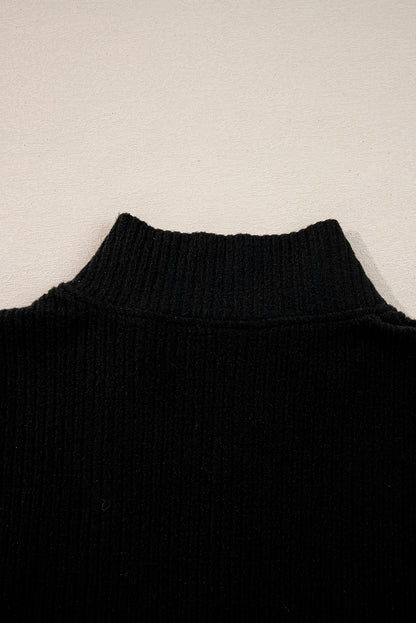 black 2pcs skirt set