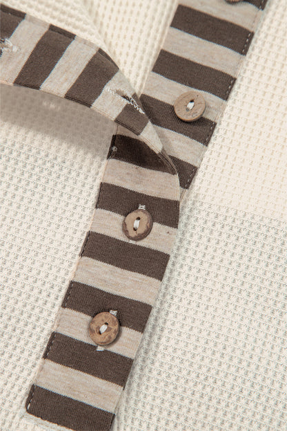 waffle long sleeve top