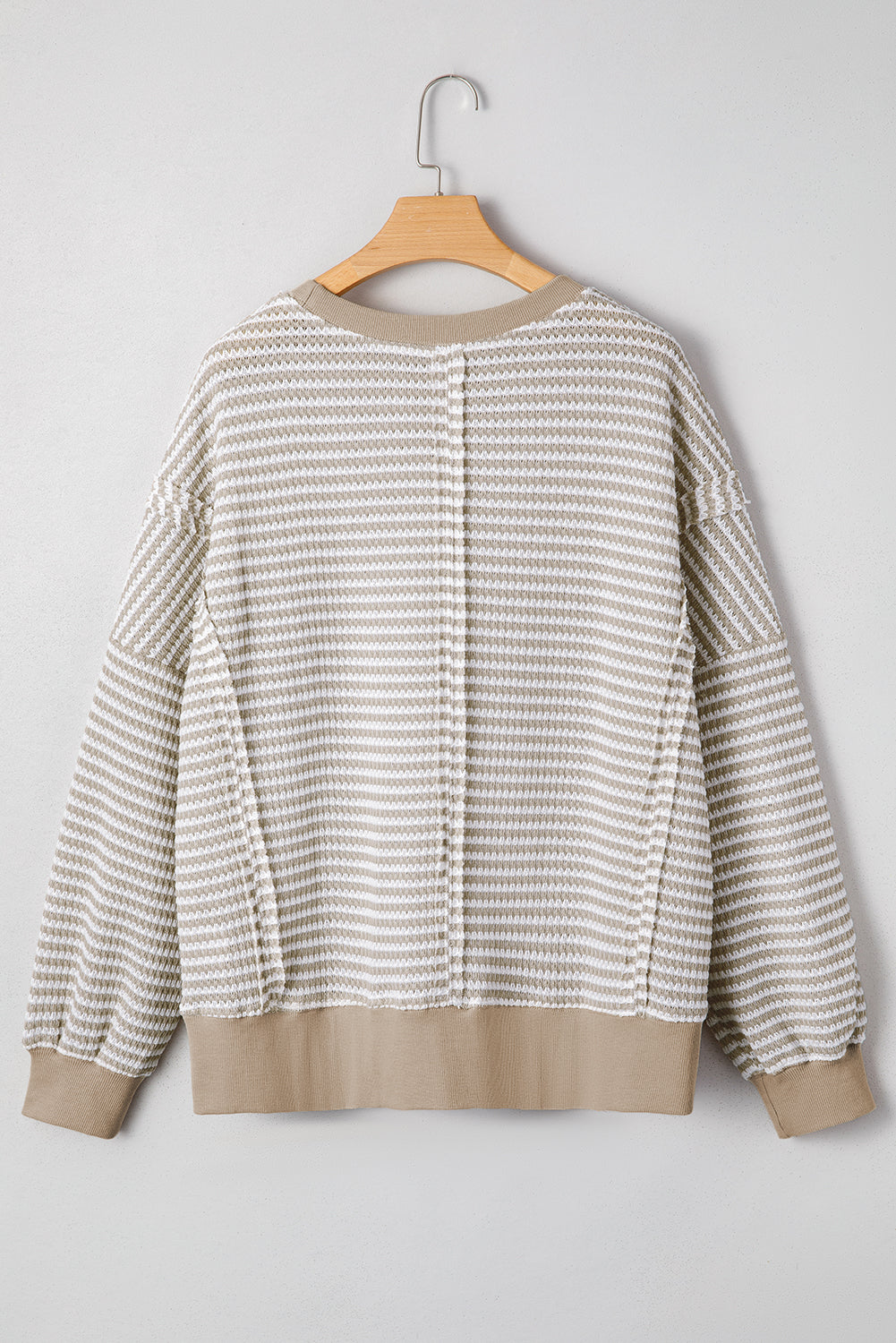 striped long sleeve top