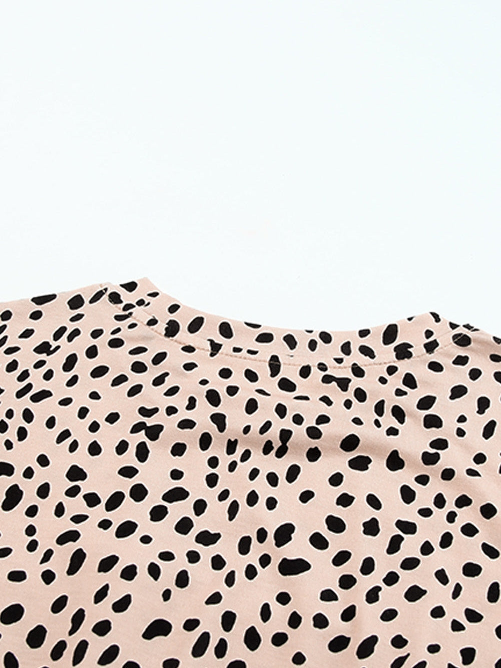 Temperament Floral Casual Strap Waist Round Neck Mini Dress