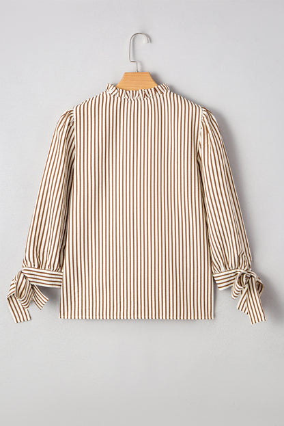 striped blouse