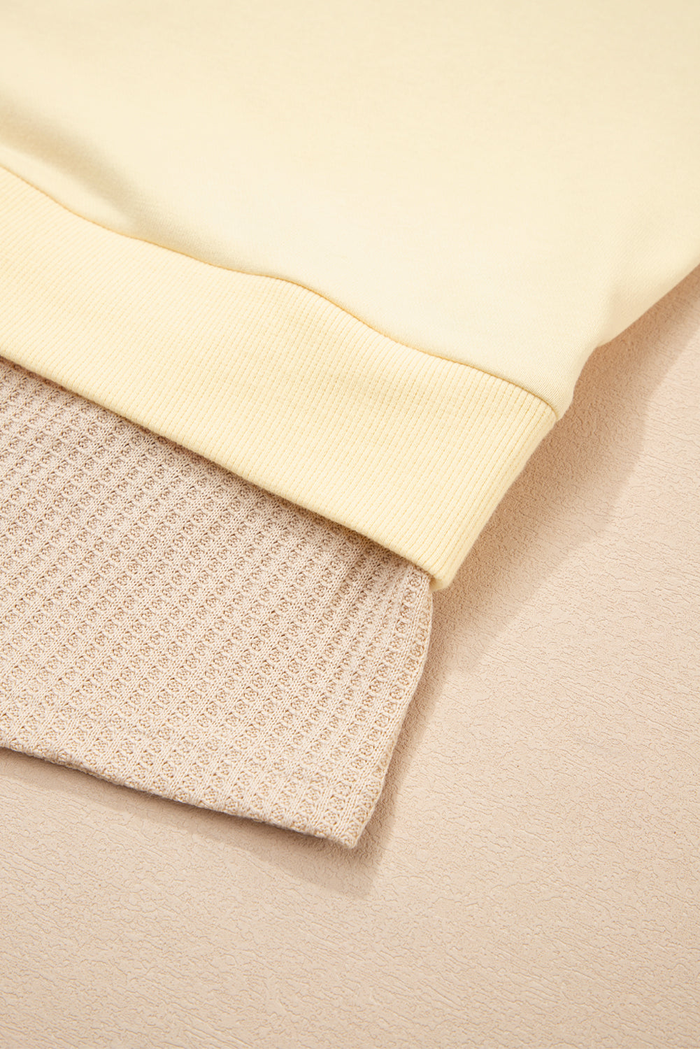 2 in 1 patchwork sweatshirt