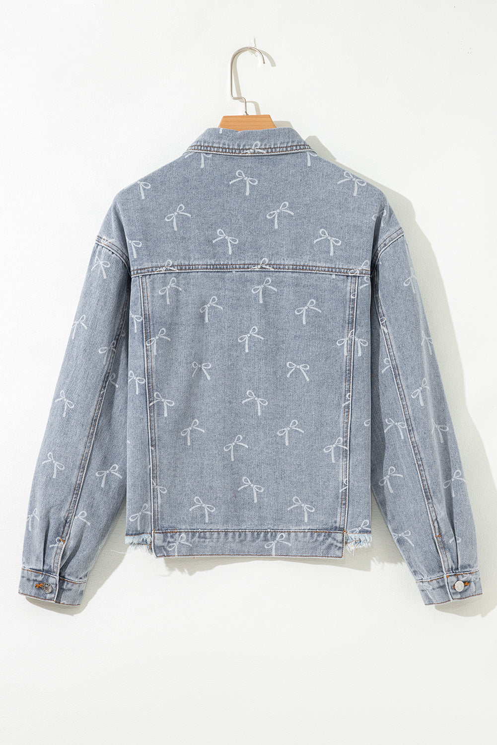 Raw Hem Denim Jacket