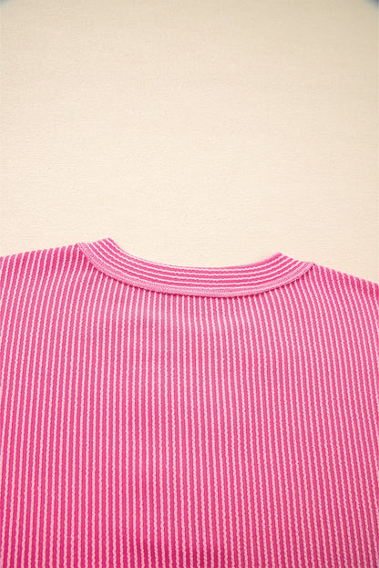 color block long sleeve top