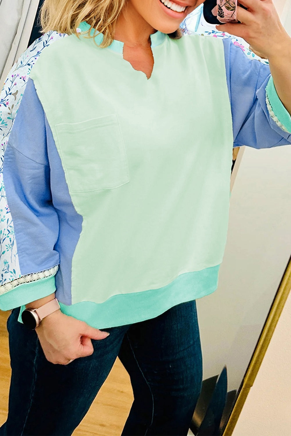 plus size long sleeve pullover