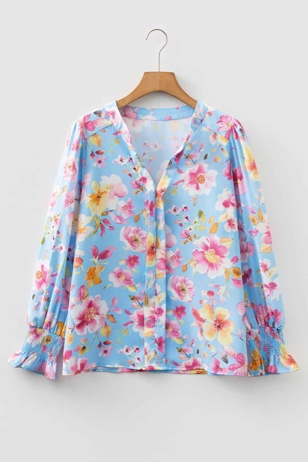 floral print blouse