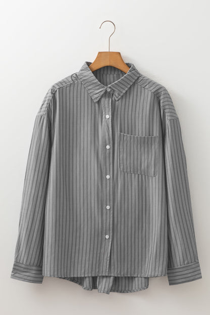 black stripe shirt