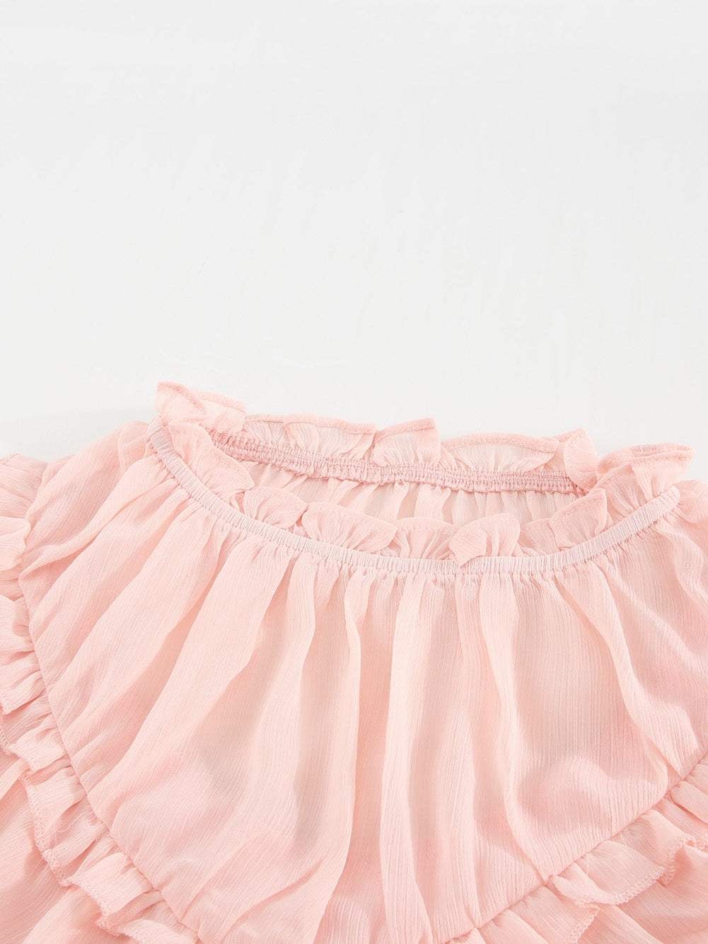 Elegant Ruffle Chiffon Tank Top