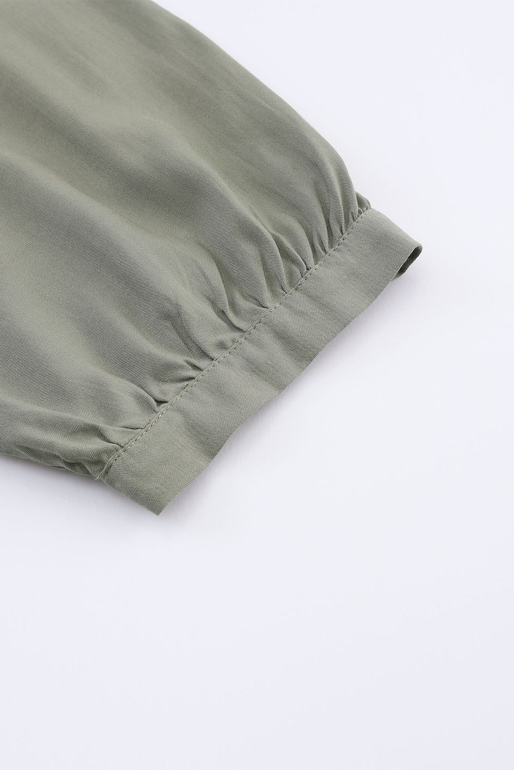 Emerald Plus Size Ruffled Tiered Split Neck Blouse